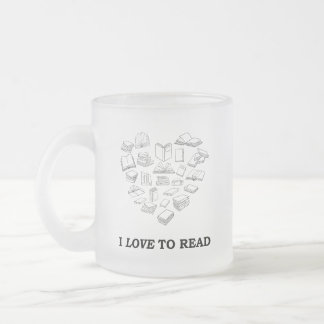 Ik lees graag matglas koffiemok