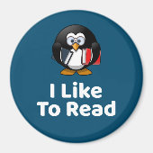 Ik lees graag Penguin Magnet (Voorkant)