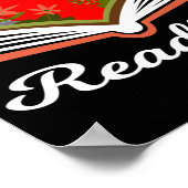 Ik lees graag Shirt Heart Reading clubs Bookworm Poster (Hoek)