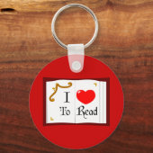 Ik lees graag sleutelhanger (Voorkant)