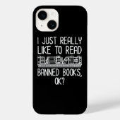 Ik lees graag verboden boeken, oké? Case-Mate iPhone case (Achterkant)