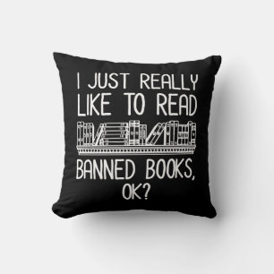 Ik lees graag verboden boeken, oké? kussen