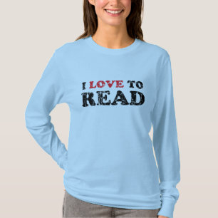 Ik lees graag verst t-shirt