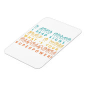 Ik lees handtekeningen wat je Superpower Sign Lang Magneet (Linkerzijde)