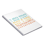 Ik lees handtekeningen wat je Superpower Sign Lang Notitieboek (Rechterzijde)