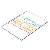 Ik lees handtekeningen wat je Superpower Sign Lang Notitieboek (Linkerzijde)