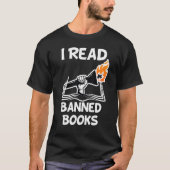 Ik lees het bibliofofielboek van verboden boekjes, t-shirt (Voorkant)
