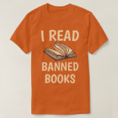 Ik lees het bibliofofielboek van verboden boekjes, t-shirt (Design voorkant)