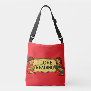Ik Lees Lief Crossbody Tas