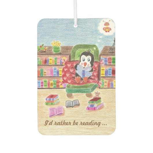 Ik lees liever autoluchtverfrisser luchtverfrisser (Voorkant)