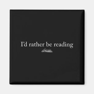 Ik lees liever boek liefhebber grappig lezen magneet