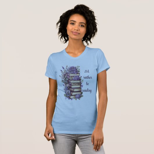 Ik lees liever boekworm t-shirt (Voorkant volledig)