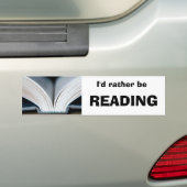 Ik lees liever bumpersticker (Op auto)