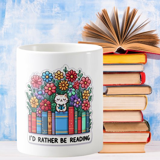 Ik lees liever Cat Coffee Mok