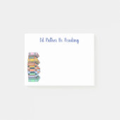 Ik lees liever een stapel boeken post-it® notes (Voorkant)
