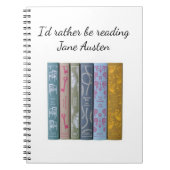 Ik lees liever Jane Austen. Notitieboek (Voorkant)