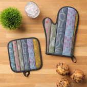 Ik lees liever Jane Austen Ovenwant & Pannenlap Set (Top down)