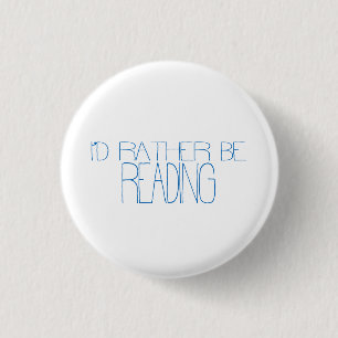 Ik Lees Liever Knop Ronde Button 3,2 Cm