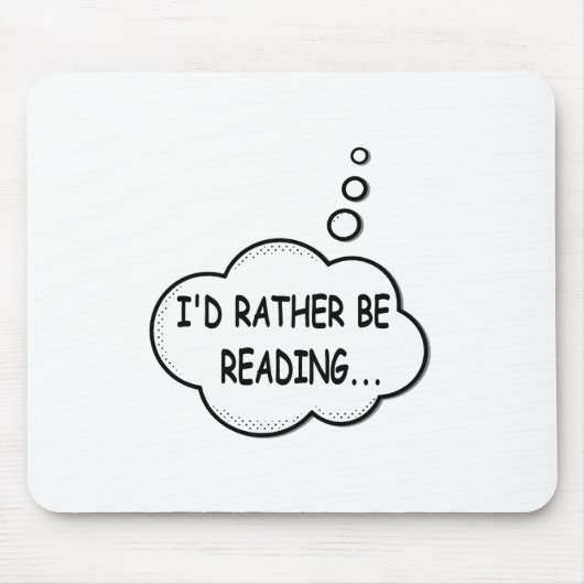 Ik Lees Liever Muismat (Voorkant)