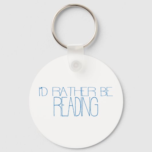 Ik Lees Liever Sleutelhanger (Voorkant)