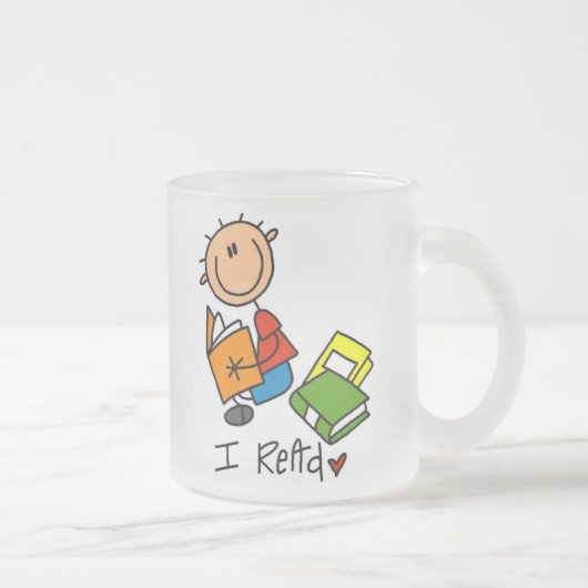 Ik Lees Matglas Koffiemok (Rechts)