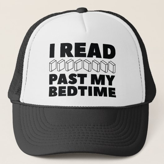 Ik Lees Na Mijn Bedtijd Trucker Pet (Voorkant)