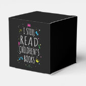 Ik lees nog steeds kinderboeken. bedankdoosjes (Achterkant)