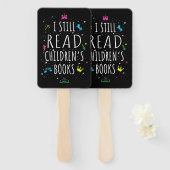 Ik lees nog steeds kinderboeken. handwaaier (Voorkant en achterkant)