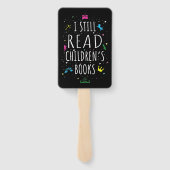 Ik lees nog steeds kinderboeken. handwaaier (Achterkant)