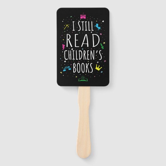 Ik lees nog steeds kinderboeken. handwaaier (Voorkant)