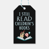 Ik lees nog steeds kinderboeken II Cadeaulabel (Voorkant)