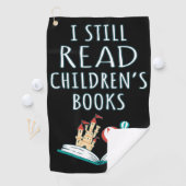 Ik lees nog steeds kinderboeken II Golfhanddoek (Insitu)