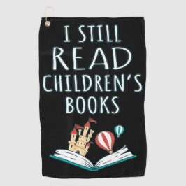 Ik lees nog steeds kinderboeken II Golfhanddoek