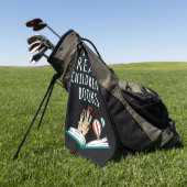 Ik lees nog steeds kinderboeken II Golfhanddoek (Groen)