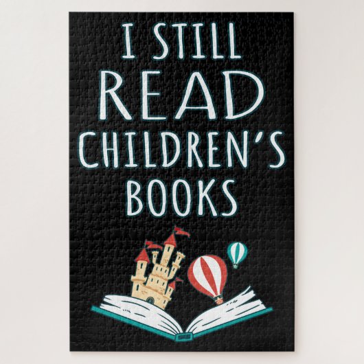 Ik lees nog steeds kinderboeken II Legpuzzel (Verticaal)