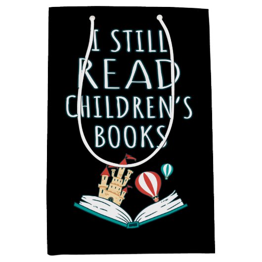 Ik lees nog steeds kinderboeken II Medium Cadeauzakje (Voorkant)