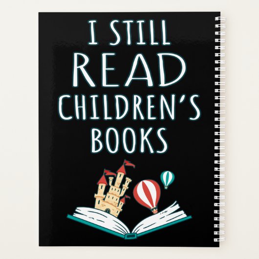 Ik lees nog steeds kinderboeken II Planner (Achterkant)
