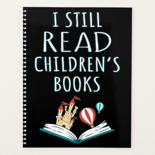 Ik lees nog steeds kinderboeken II Planner (Voorkant)