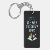 Ik lees nog steeds kinderboeken II Sleutelhanger (Voorkant Links)