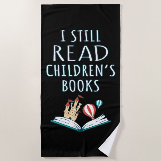 Ik lees nog steeds kinderboeken II Strandlaken (Voorkant)