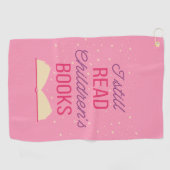 Ik lees nog steeds kinderboeken III Golfhanddoek (Horizontaal)