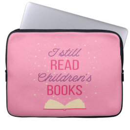 Ik lees nog steeds kinderboeken III Laptop Sleeve