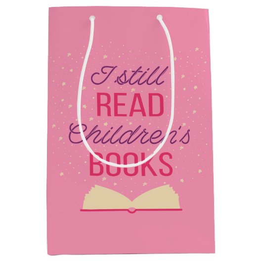 Ik lees nog steeds kinderboeken III Medium Cadeauzakje (Voorkant)