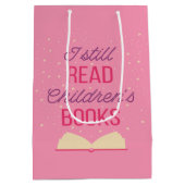 Ik lees nog steeds kinderboeken III Medium Cadeauzakje (Achterkant)