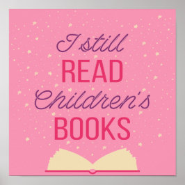 Ik lees nog steeds kinderboeken III Poster