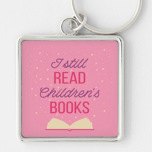 Ik lees nog steeds kinderboeken III Sleutelhanger (Voorkant)