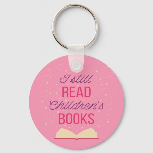 Ik lees nog steeds kinderboeken III Sleutelhanger (Voorkant)