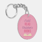 Ik lees nog steeds kinderboeken III Sleutelhanger (Voorkant Links)