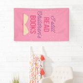 Ik lees nog steeds kinderboeken III Spandoek (Insitu)