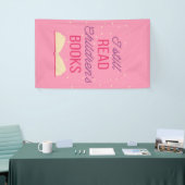 Ik lees nog steeds kinderboeken III Spandoek (Beurs)